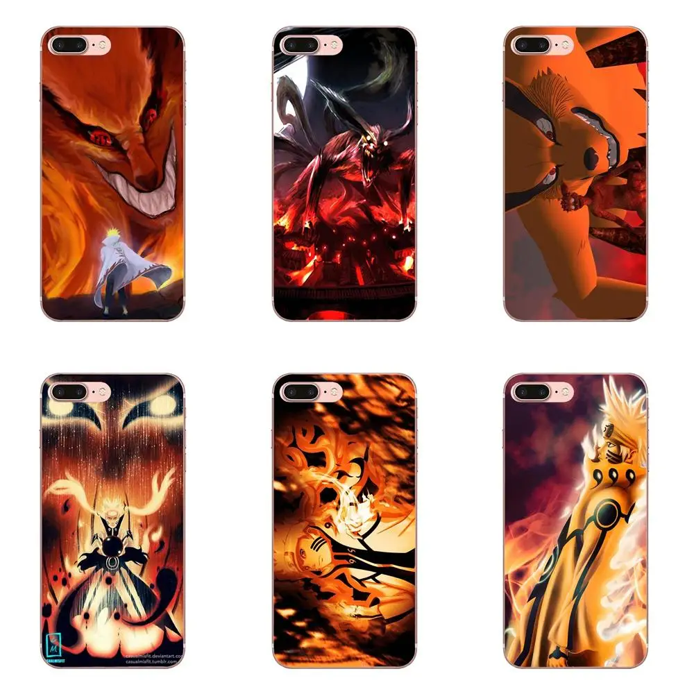 Для Samsung Galaxy Note 5 8 9 S3 S4 S5 S6 S7 S8 S9 S10 mini Edge Plus Lite мягкий чехол для телефона Coque Naruto Kurama