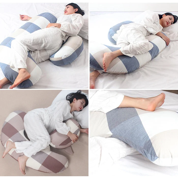 Большой плед печати 60*110 см тело беременной Подушка Удобные Хлопковые Покрытия