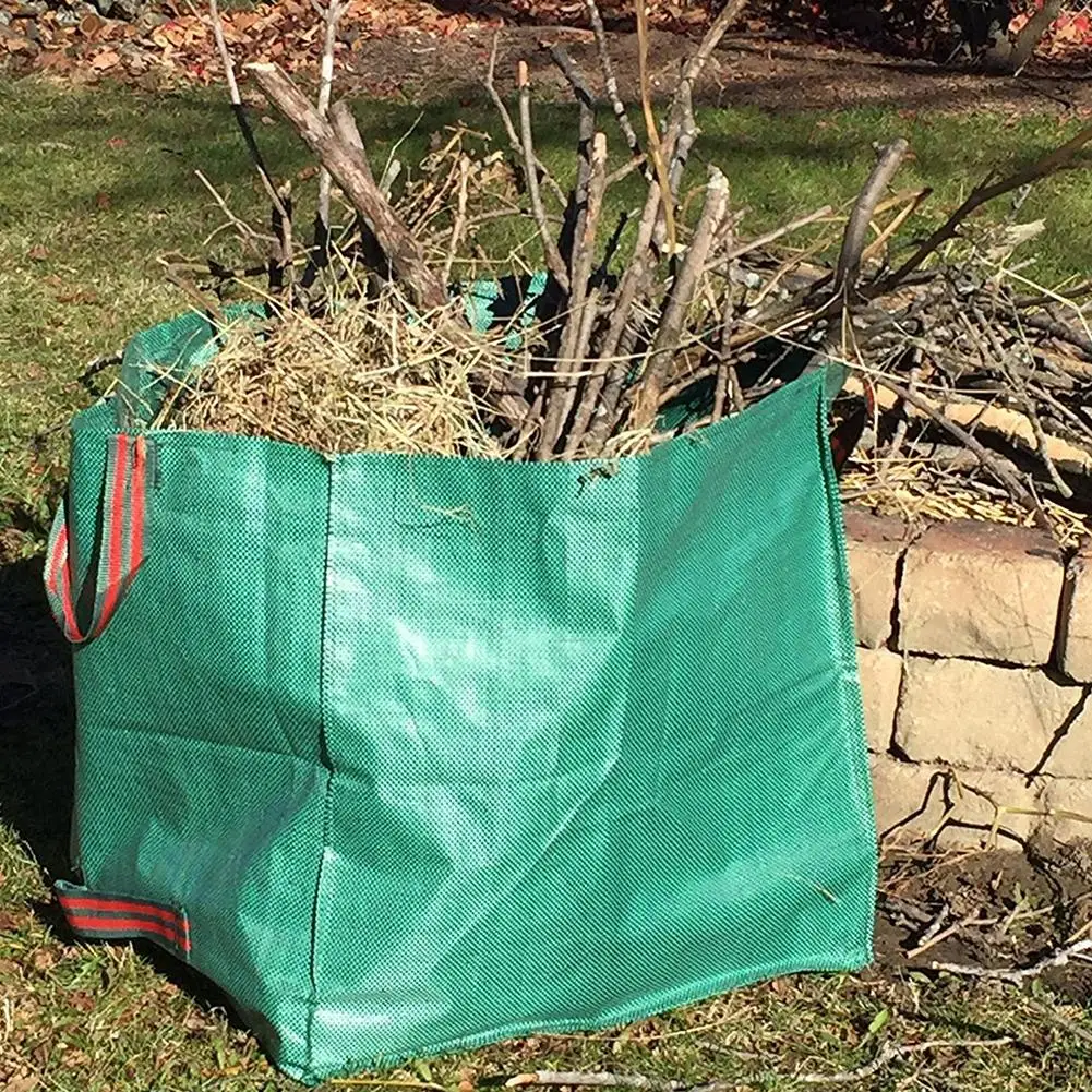 33 галлона сверхмощная садовая сумка для мусора синяя тканая ткань лужайка