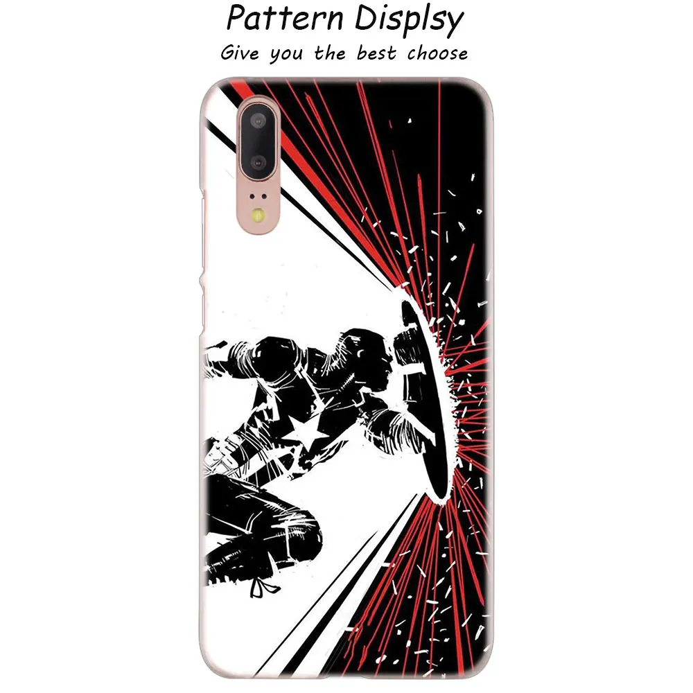 013 Модный жесткий чехол Marvel Hero Капитан Америка для huawei P30 P20 P10 P9 P8 Lite P30 P20 Pro Mini P Smart - Цвет: 013
