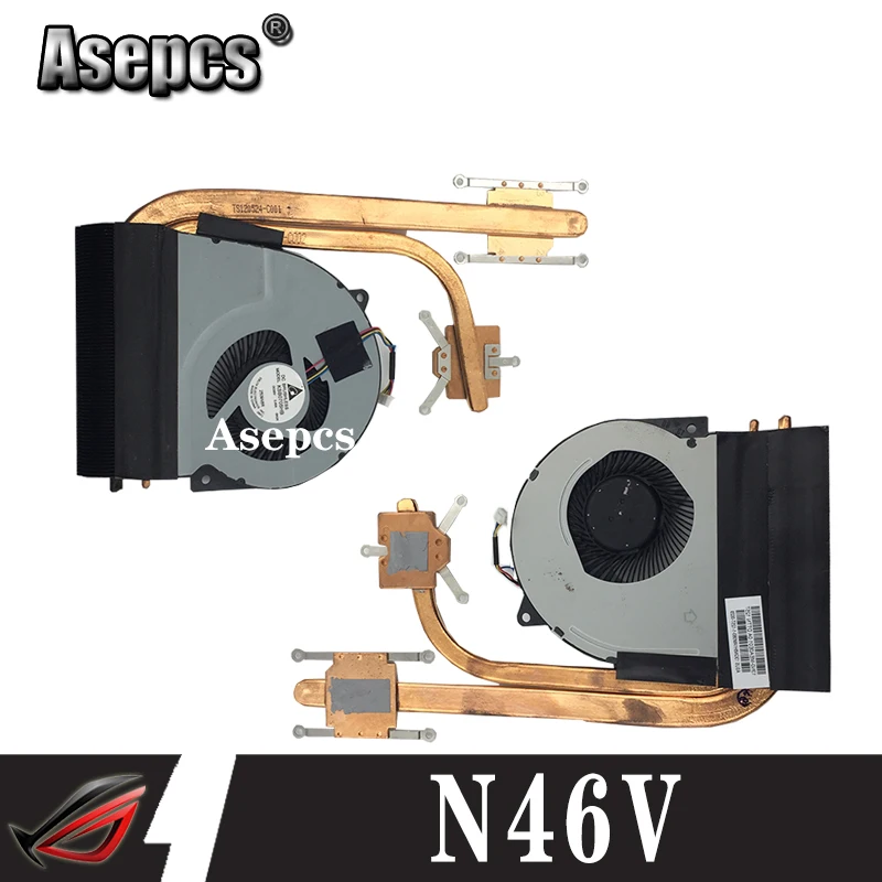 Новый охлаждающий вентилятор для ноутбука For Asus N46 N46VB N46VJ N46VM N46VZ N46E N46J N46JV N46V KSB0705HB