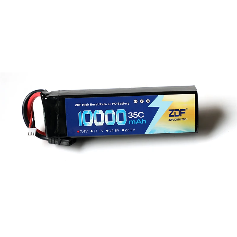 ZDF Новое поступление RC Lipo батарея 2 S 3 7 4 V 11 1 v 10000 mah 35C 50C Max 70C 100C для самолета Traxxas