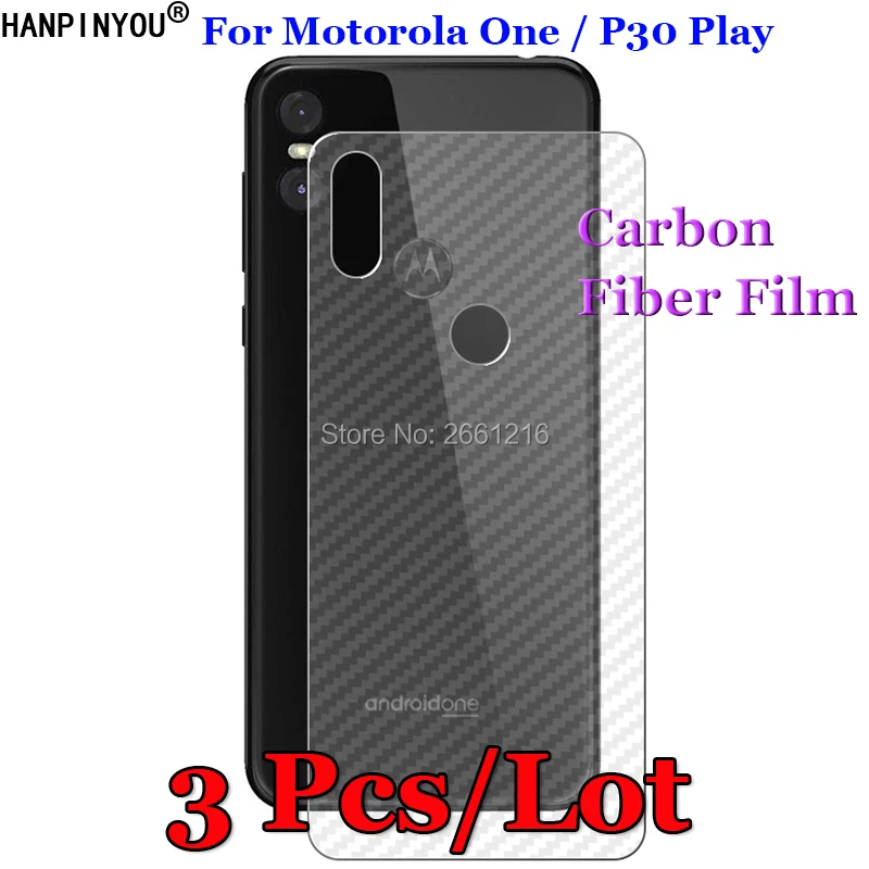 3 шт./лот для Motorola One/P30 Play 3D Нескользящая прозрачная защитная пленка из