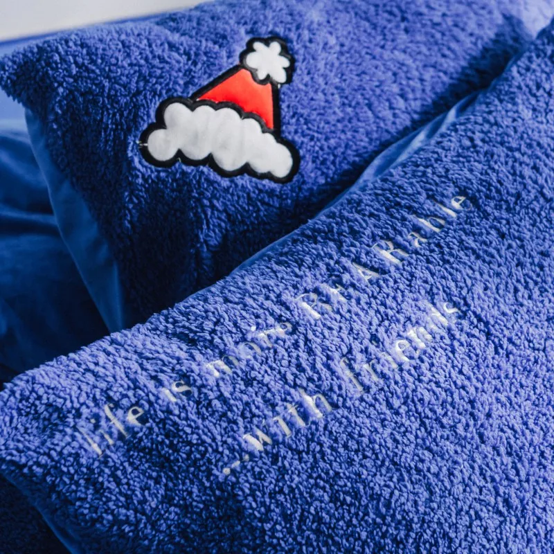 Роскошный милый Рождественский Комплект постельного белья для близнецов и