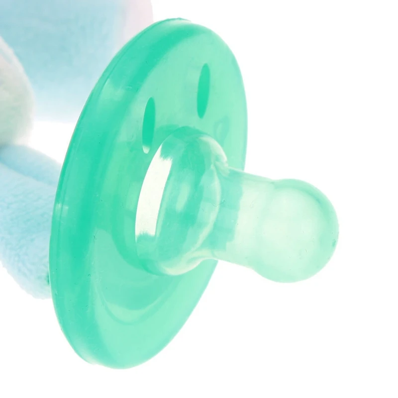 Прекрасный ребенок младенец мальчики девочки милые плюшевые животные пустышки