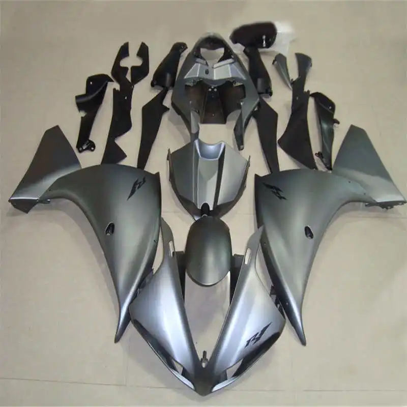 

gifts 100% fit motor fairings kit for 2009 2010 2011 YZFR1 09 10 11 YZF R1 YZF1000 gun gray black fairing kits