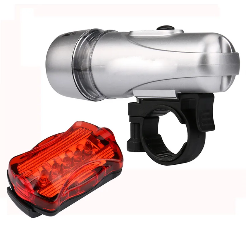 Водонепроницаемый Передний фонарь для велосипеда с 5 светодиодный +