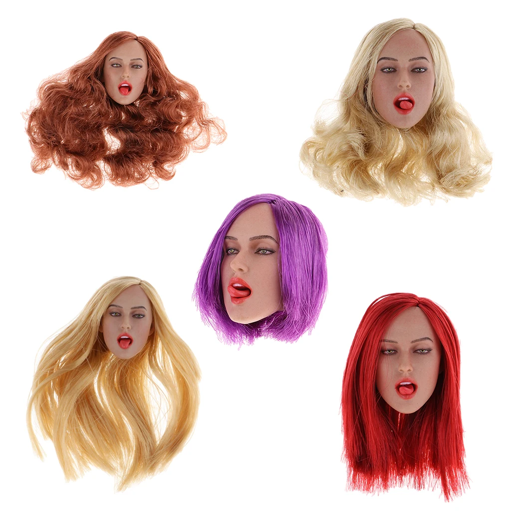 

MagiDeal 1/6 Европейская голова для красоты, резная модель для/Kumik/ 12 дюймов, экшн-фигурка, грубое тело, сделай сам