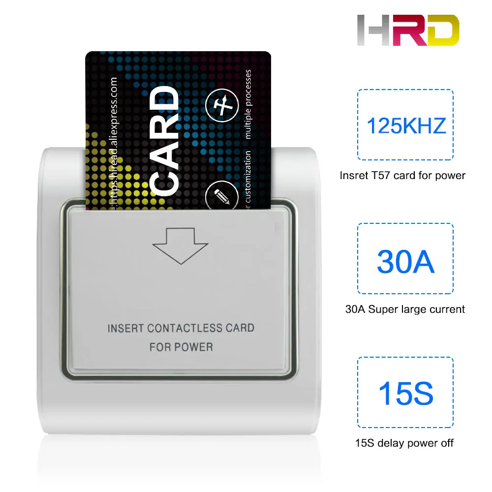 С серебряной рамой можно напечатать логотип отеля (более 100 шт.) Вставьте rfid t5577 t57