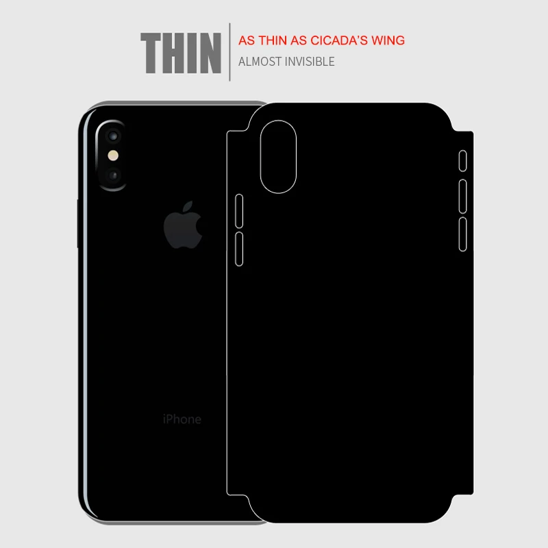 GOOYIYO-для iPhone X, XR, XS, Max, наклейка для телефона, роскошная, сделай сам, индивидуальная наклейка, 3 м, виниловая кожа, для iPhone 6, 6 S, 7, 8 Plus, наклейка