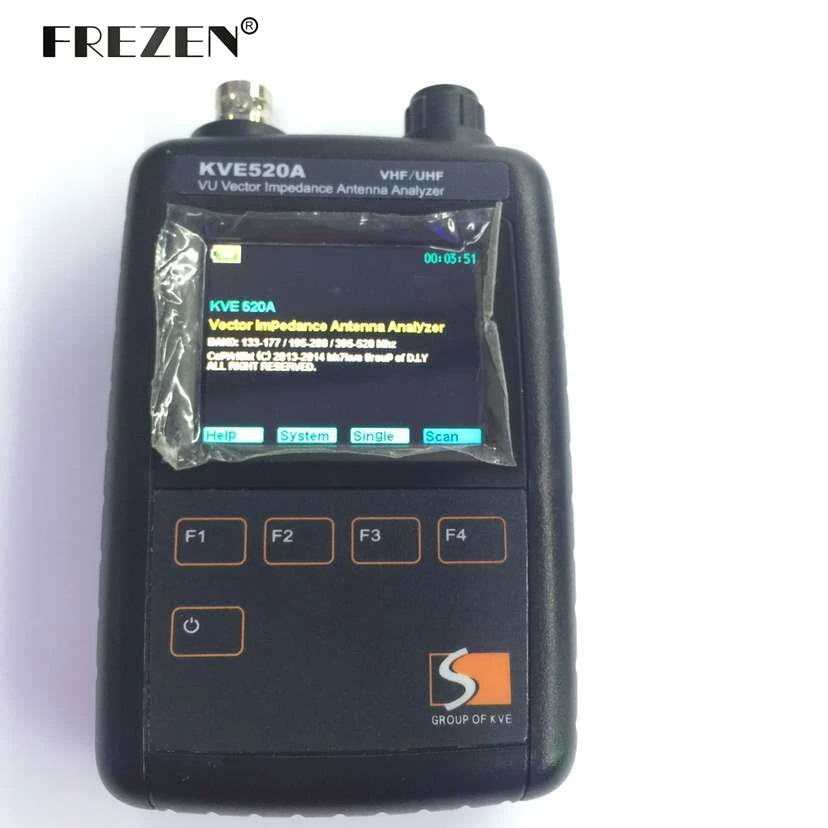 Новейшие KVE520A VHF/UHF VU Вектор Сопротивление Антенны Анализатор + 5 шт. Адаптеры для