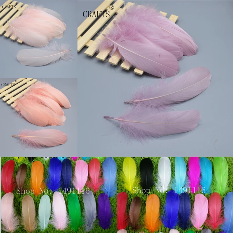 20 штук высококачественных гусиных перьев 5 8 &quot/ 13 см DIY ювелирные аксессуары|blue