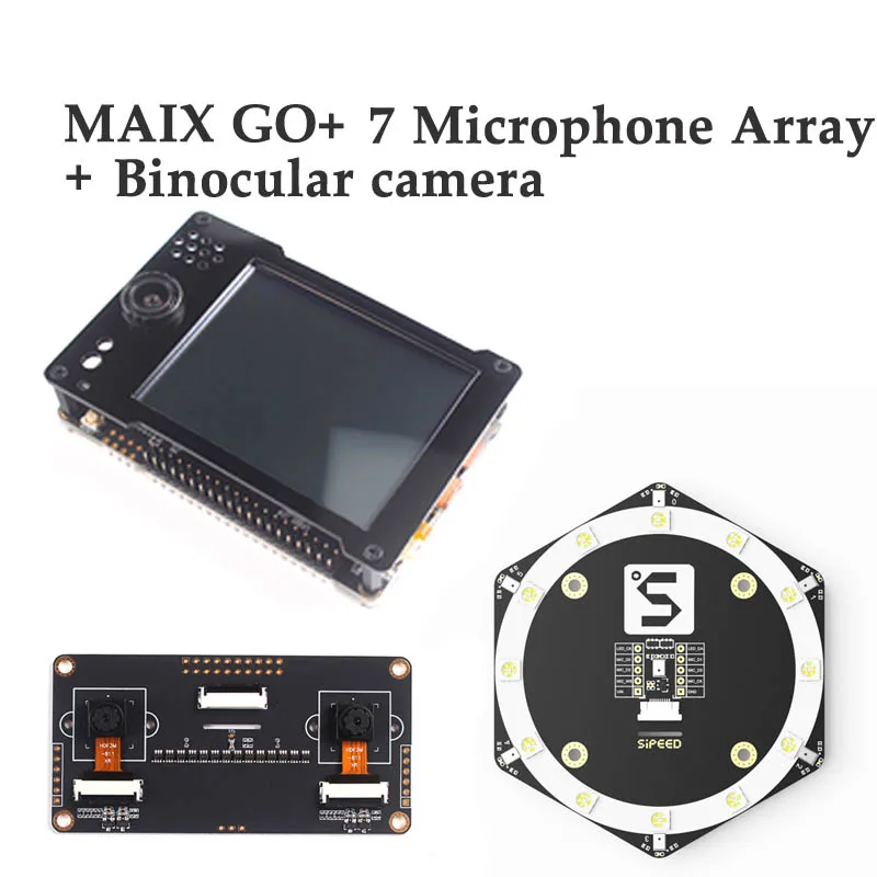 Kit D Sipeed MAIX GO K210 AI Pocket Deluxe полнофункциональная макетная плата с корпусом бортовой отладчик - Цвет: Kit D