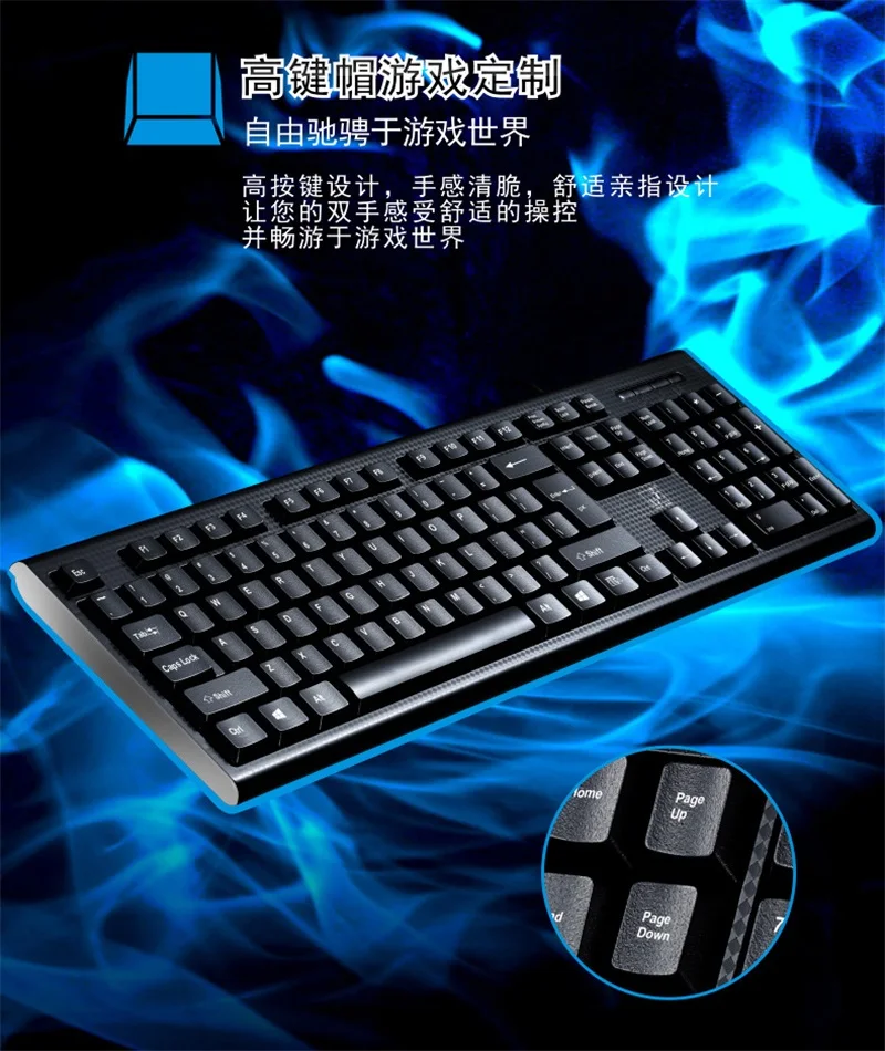 FELYBY игровой ноутбук для дома и офиса Q9 Проводная usb-клавиатура 104 ключ Стандартный Windows клавиатура для компьютера Поддержка окна