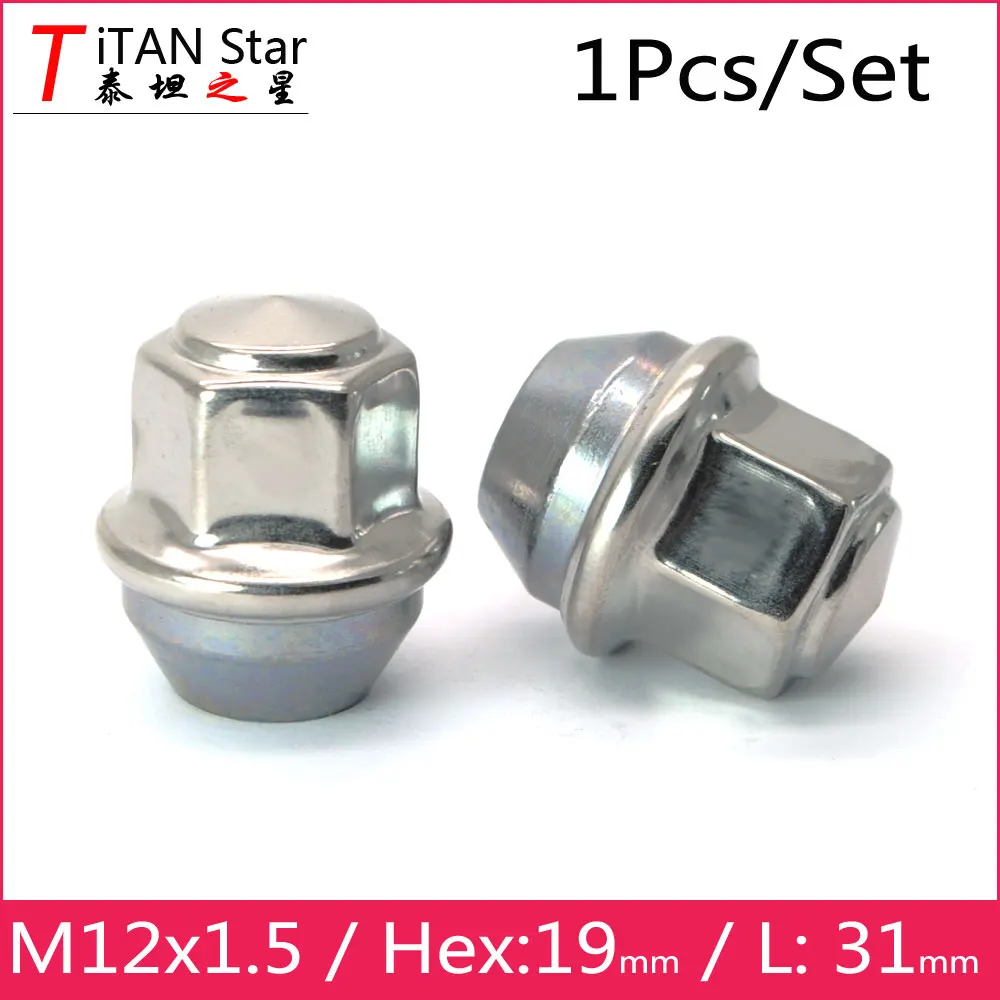 SS CAP( NFT-1) 1 шт. M12x1.5 1,5 OEM OE Заводские колесные диски желудь гайки для Ford Focus FUSION FIESTA ESCAPE RANGER Lincoln MKZ MKC - Название цвета: SS CAP( NFT-1)