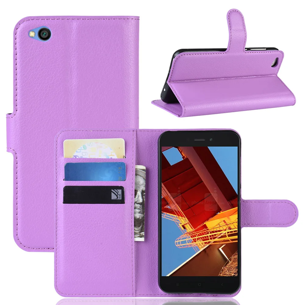 Чехол бумажник для Xiaomi Redmi Go кожаный чехол с откидной крышкой телефона Xiami Xiomi Xioami