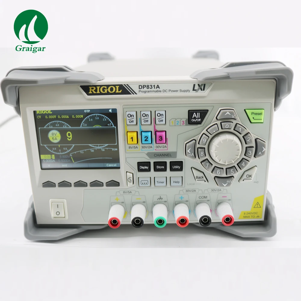 

Программируемый Линейный источник питания постоянного тока DP831A, 3 канала, независимый, Расширенный мониторинг