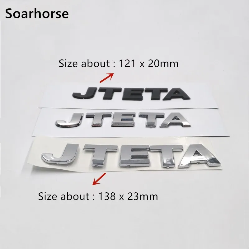Soarhorse новый стиль для Volkswagen Jetta 3D буквы логотип Автомобильная Задняя Крышка
