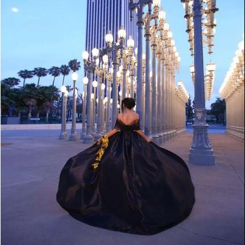 Соблазнительные Черные платья для выпускного вечера вечерние атласные с