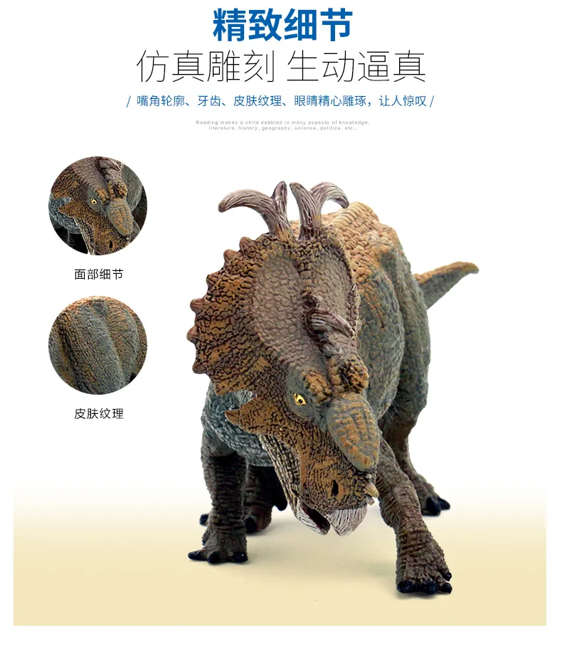 Papo Pachyhinosaurus Имитация Динозавра модель коллекции музейного периода мир Юрского периода древние создания детские игрушки