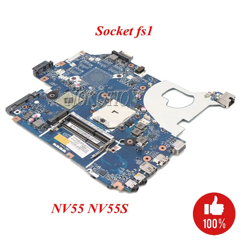 Материнская плата NOKOTION для ноутбука материнская шлюза NV55 NV55S основная LA-6973P MBWY102001