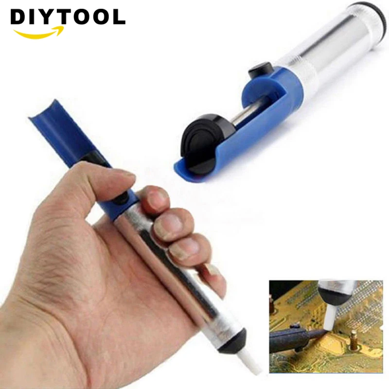 Металлический отсос для припоя удаления Вакуумный паяльник Оловянная ручка