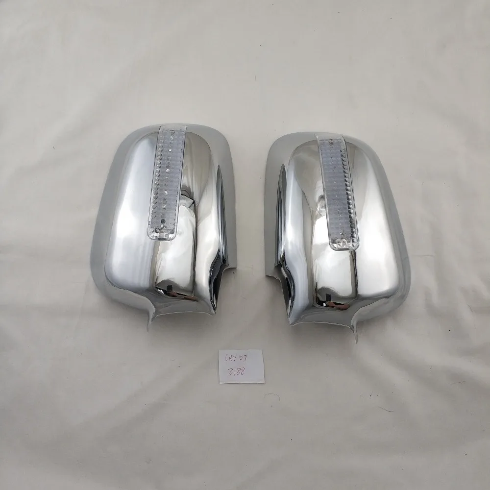 Зеркальные Чехлы для Honda RD4 RD9 2 шт. АБС пластик хромированная панель дверь заднего