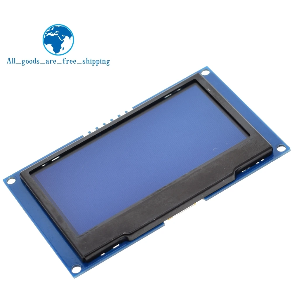 TZT белый 2,4" 2,42 дюймовый ЖК-экран 128x64 oled-дисплей модуль IIC I2C последовательный SPI для C51 SPD0301