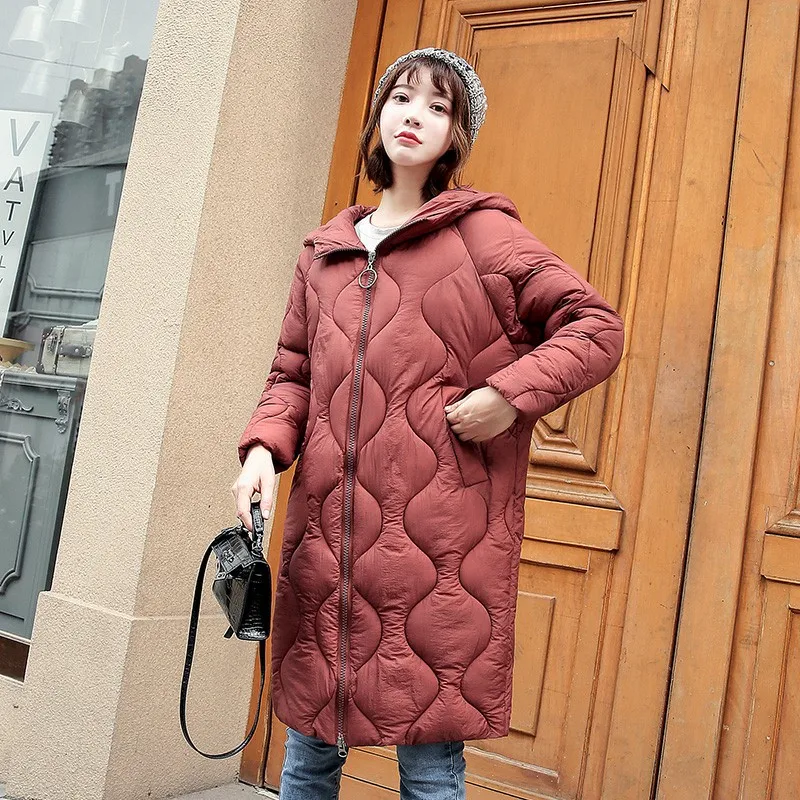 2018 темно-Кофе Белый Черный карамель тонкие длинные casacos de inverno feminino Для женщин