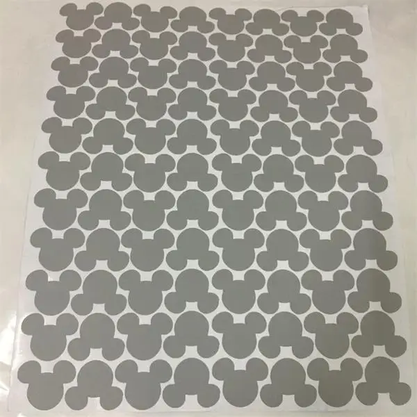 Gray 88 шт./компл. с Микки Маусом Мышь головы настенные наклейки для детской комнаты чашки бутылка украшение плакат доске этикетки виниловая художественная Наклейка на стену - Цвет: Gray