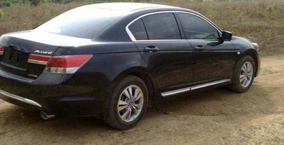 Верхняя звезда ABS chrome 4 шт. задняя сторона автомобиля защитная полоса для Honda Accord