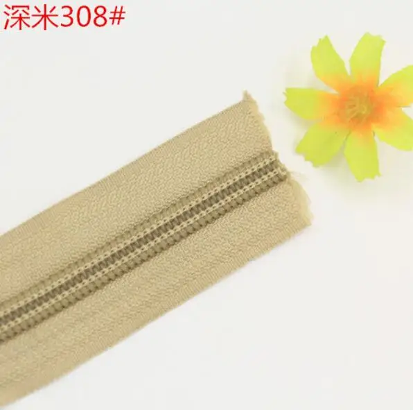 3 м/лот 5# черный белый бежевый красный нейлон катушки молнии для DIY швейный домашний текстиль портной аксессуары с 3 шт. ползунков