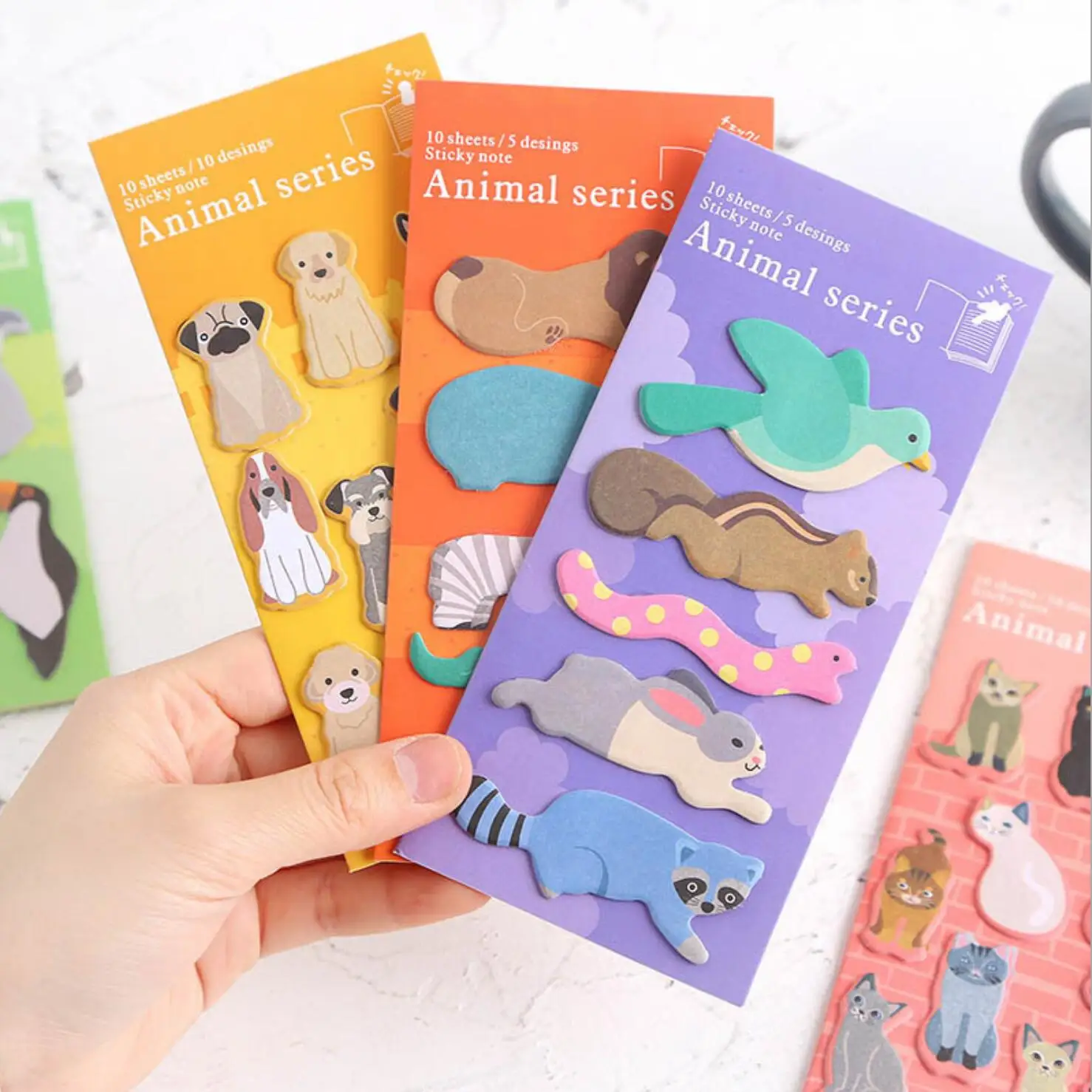 Kawaii Серия животных Собака Кошка блокнот девушка дневник Сделай Сам портативный