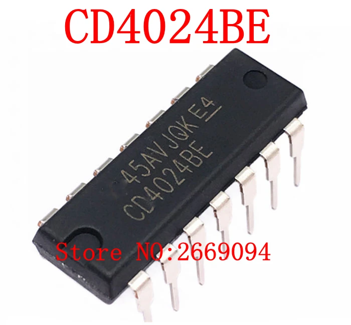 

50 шт./100 шт. Бесплатная доставка CD4024BE CD4024 HEF4024BP DIP HCF4024BE HCF4024 4024 DIP14 Новый и оригинальный IC