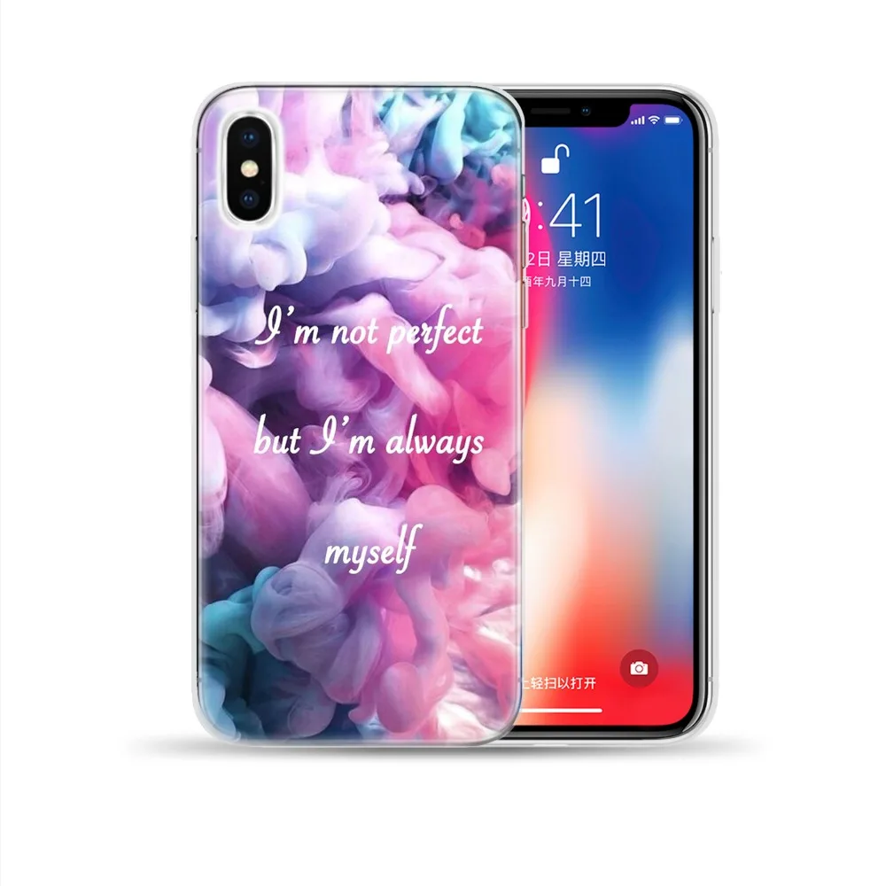 Мягкий чехол из ТПУ с изображением цветов кошек ананасов для iPhone 5 6 6S 7 8 Plus X XS Max XR
