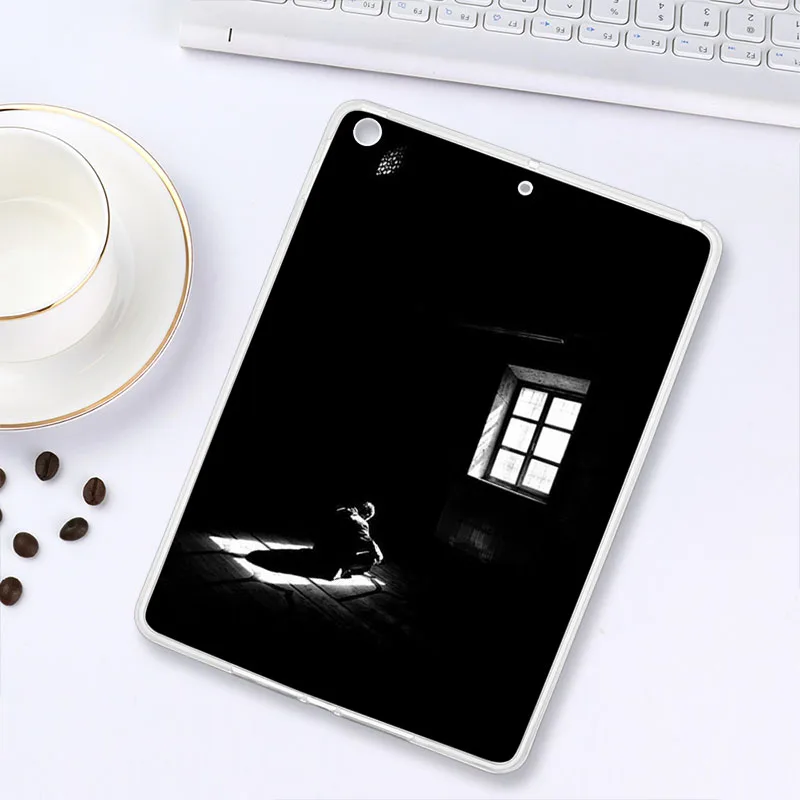 Z005 Модные чехлы с рисунками для Apple iPad 9,7 Чехлы A1822 A1823 A1893 A1954 9,7 дюймов мягкий, симпатичный, из ТПУ чехлы с мультяшными животными - Цвет: Z005