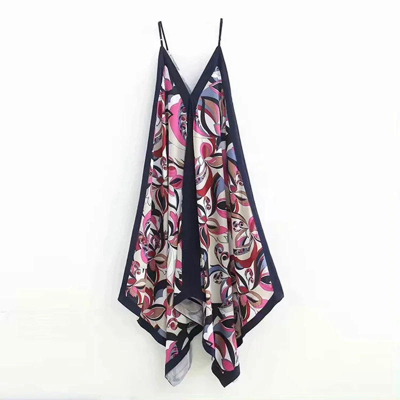 Женский винтажный Свободный комбинезон модный длинный в стиле бохо для