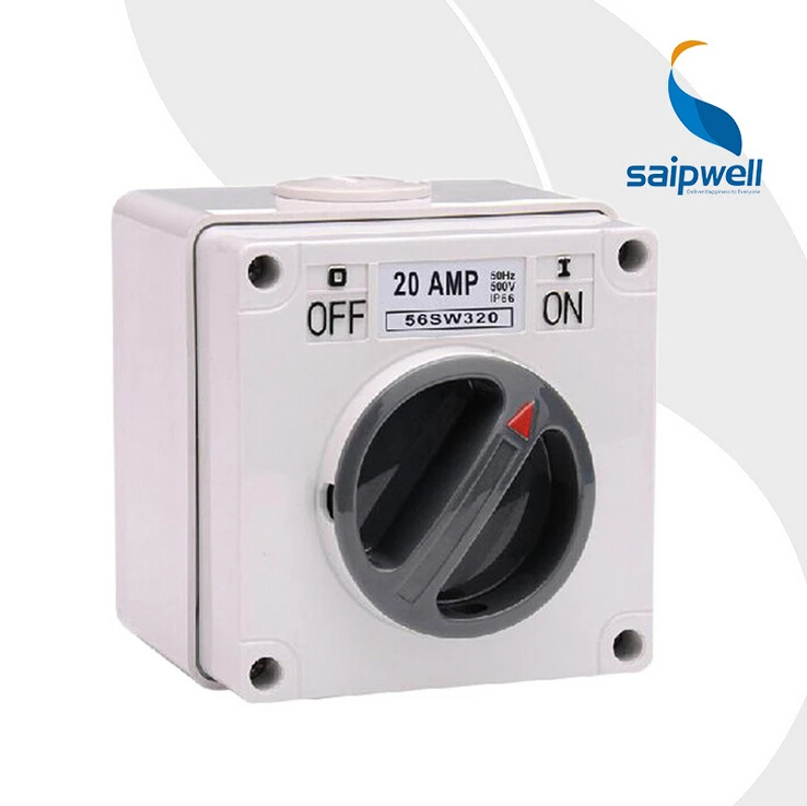 Водонепроницаемый поворотный переключатель Saipwell IP66 (SP-56SW320) | Обустройство дома