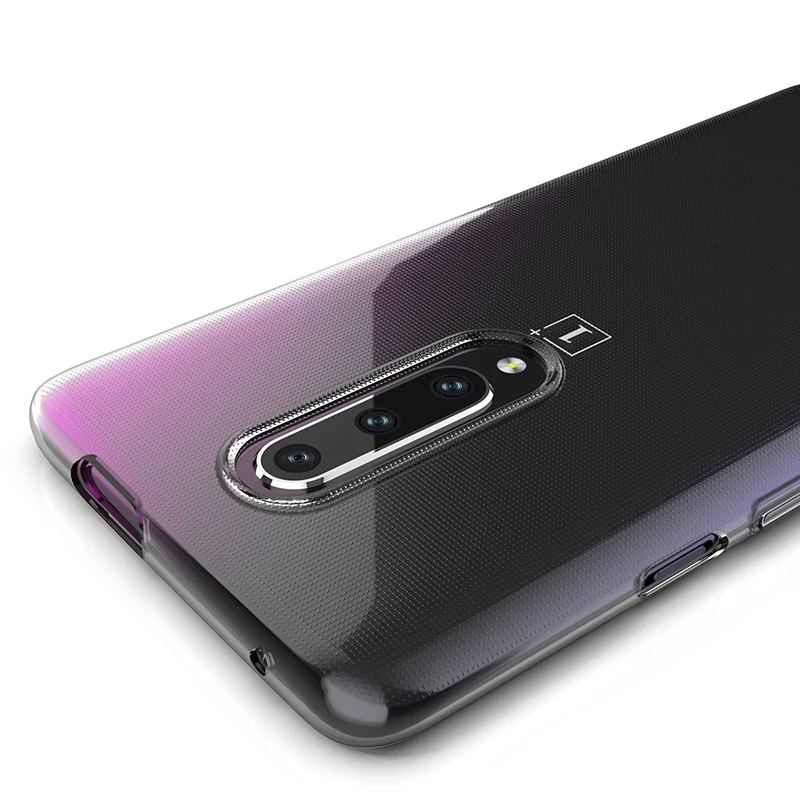 Ультратонкий Прозрачный чехол из ТПУ для Oneplus 7 pro прозрачный мягкий силиконовый |