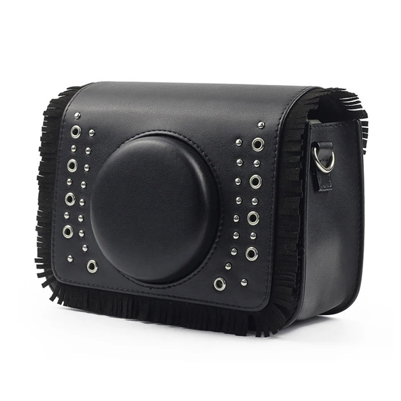 Для fujifilm instax mini 8 9 7C Mini 70 90 SQ6 10 20 сумка на плечо с кисточкой сумки мгновенная камера из искусственной кожи чехол рюкзак
