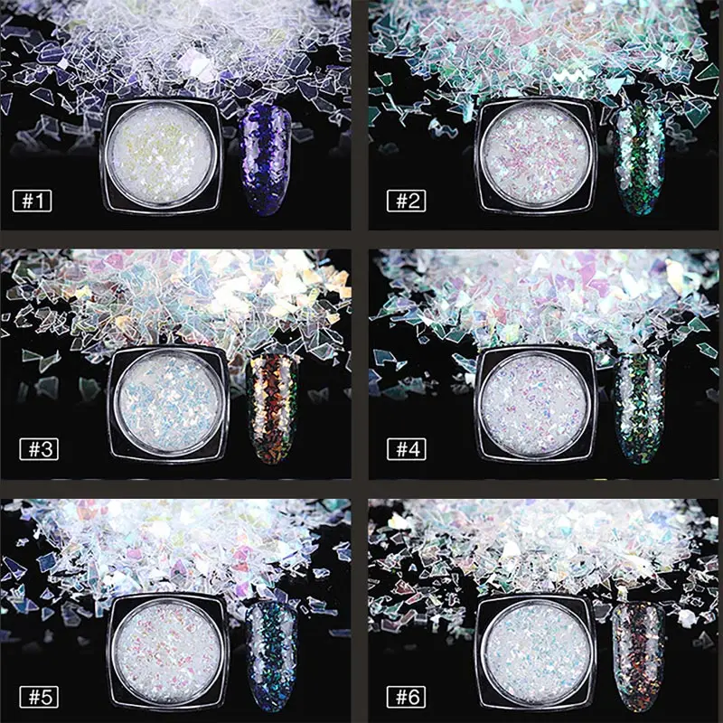 Хамелеоны для дизайна ногтей Modelones блестки своими руками цветные нестандартные