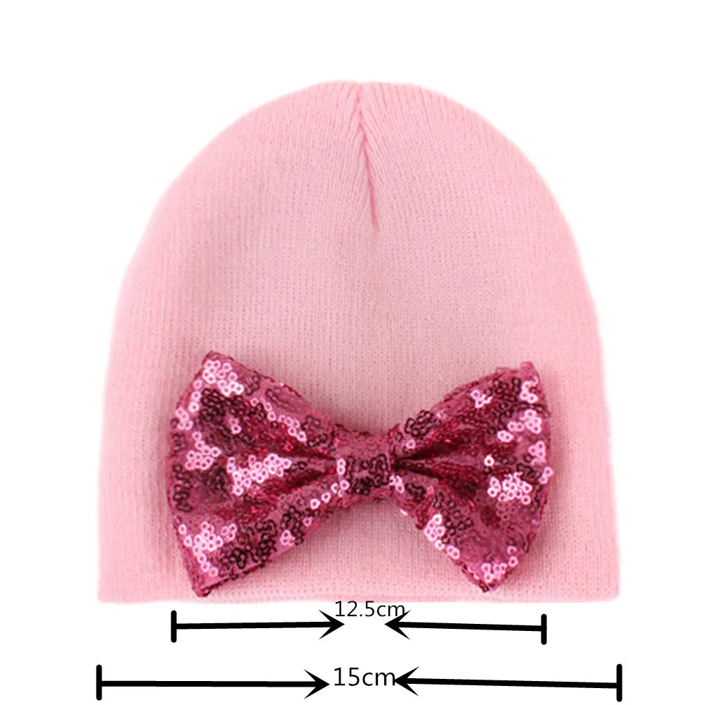 Bowknot Newborn Photography Props Accessories New Born Turban Baby Hat Kids Beanie Boy Hats Toddler Girl Bonnet Winter Spring | Детская