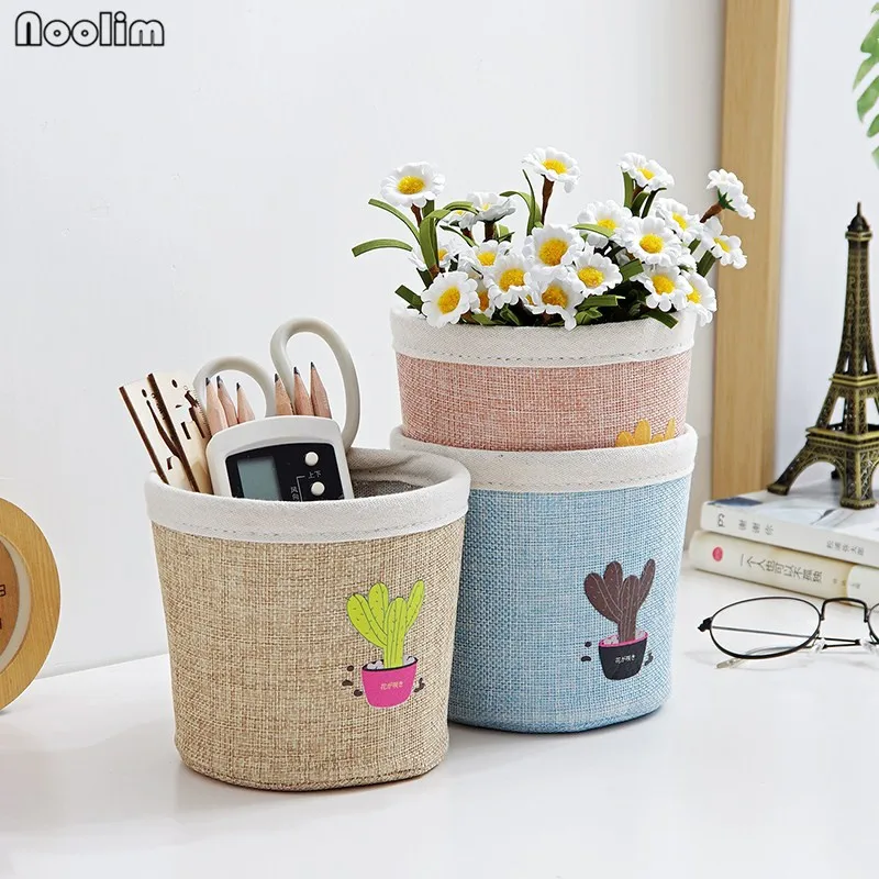 Холст NOOLIM настольный цветочный горшок для гостиной креативная корзина хранения