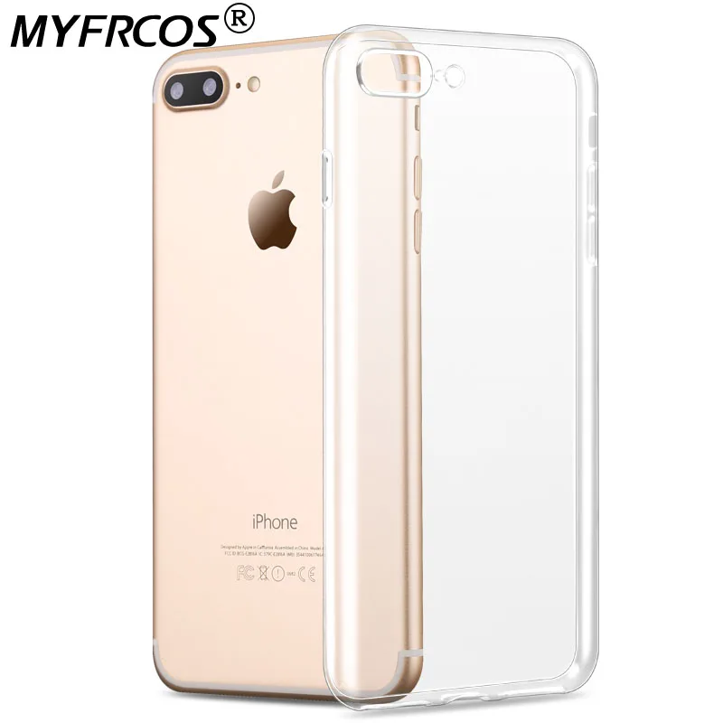Чехол для apple iphone 7 7Plus мобильный телефон TPU iphone7 plus Чехлы i7 i7plus i прозрачный мягкий