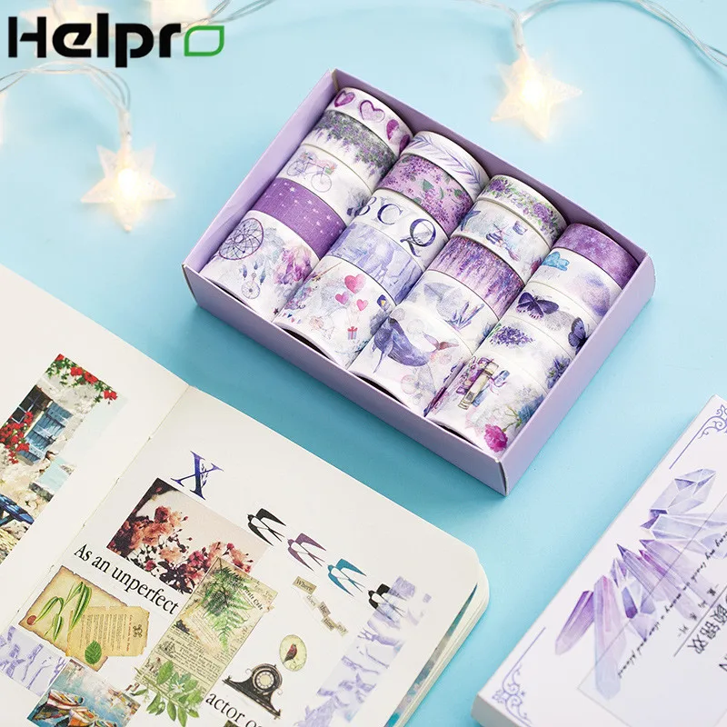 Helpro 20 шт./компл. Подарочная коробка лента Washi Kawaii серия посвященная природе