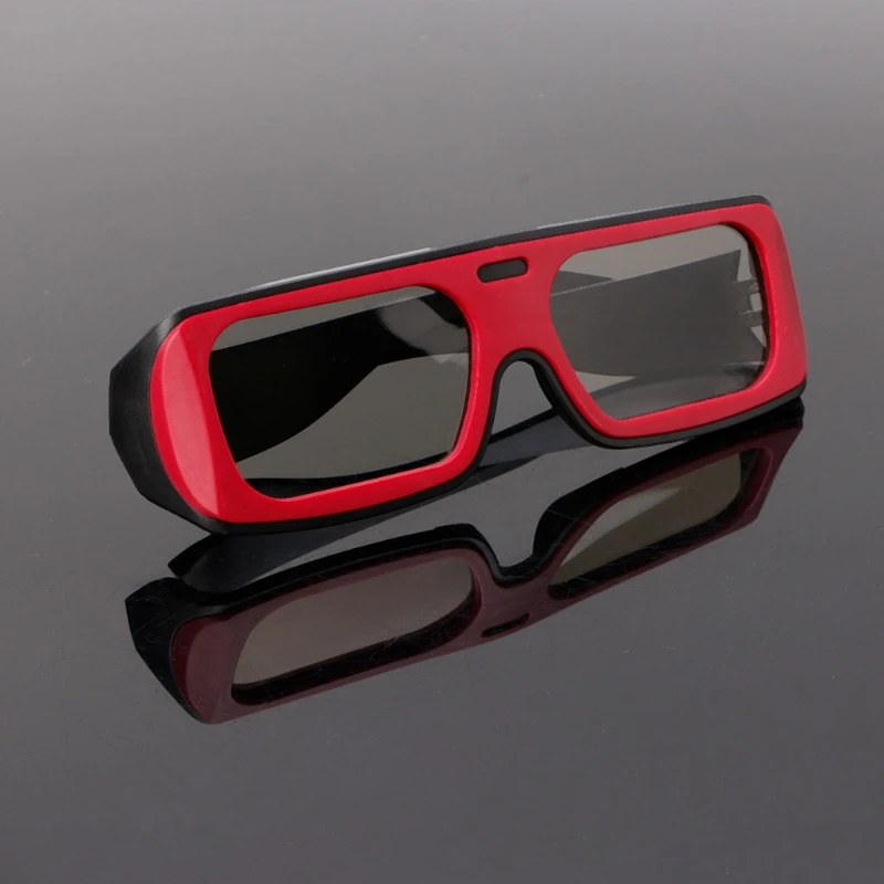 OOTDTY 3D очки двухцветная оправа круговые поляризационные пассивные стерео для