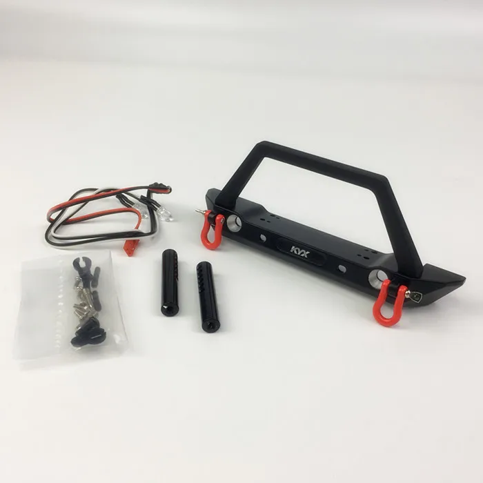All-metal Front Bumper For 1/10 Rc Rock Crawler Truck Traxxas Trx4 Axial Scx10 90046 Wrangler | Игрушки и хобби