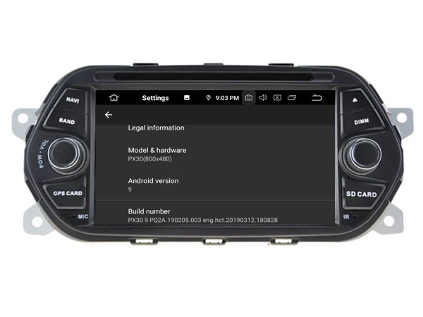 Четырехъядерный Android 9 0 автомобильный dvd плеер для Fiat Tipo EGEA (2015 2017) Автомобильный