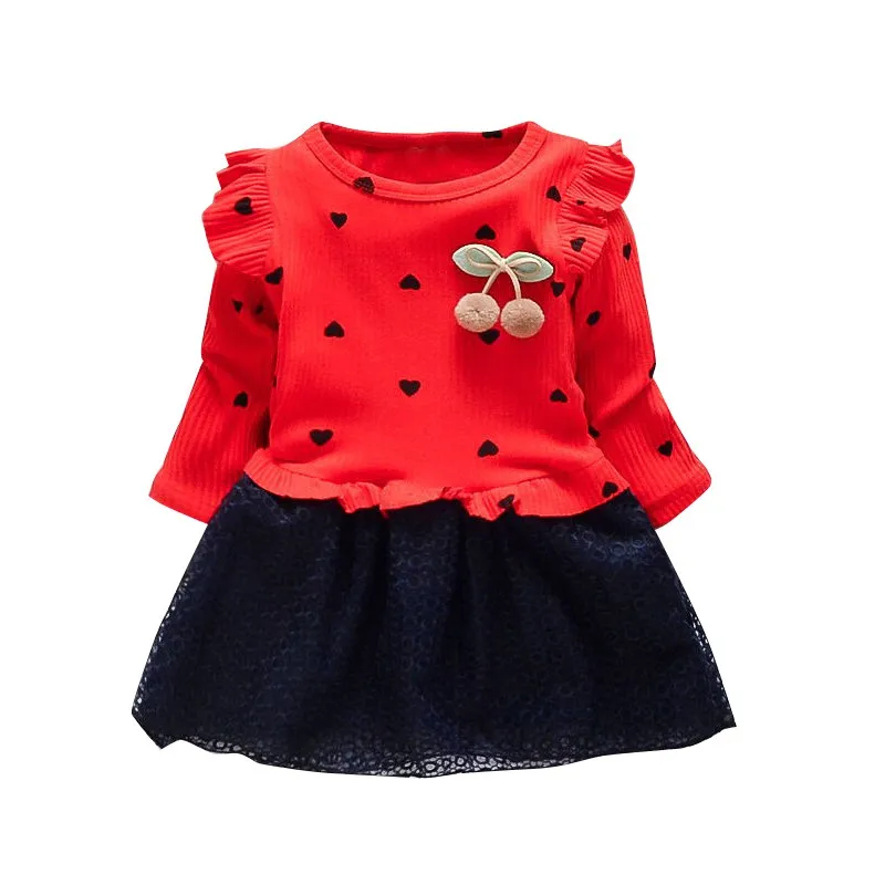 Autumn Spring Baby Girl Clothes Dress Princess baby dresses girl Cotton Kids Toddler Long Sleeve Sundress vestidos | Детская одежда и