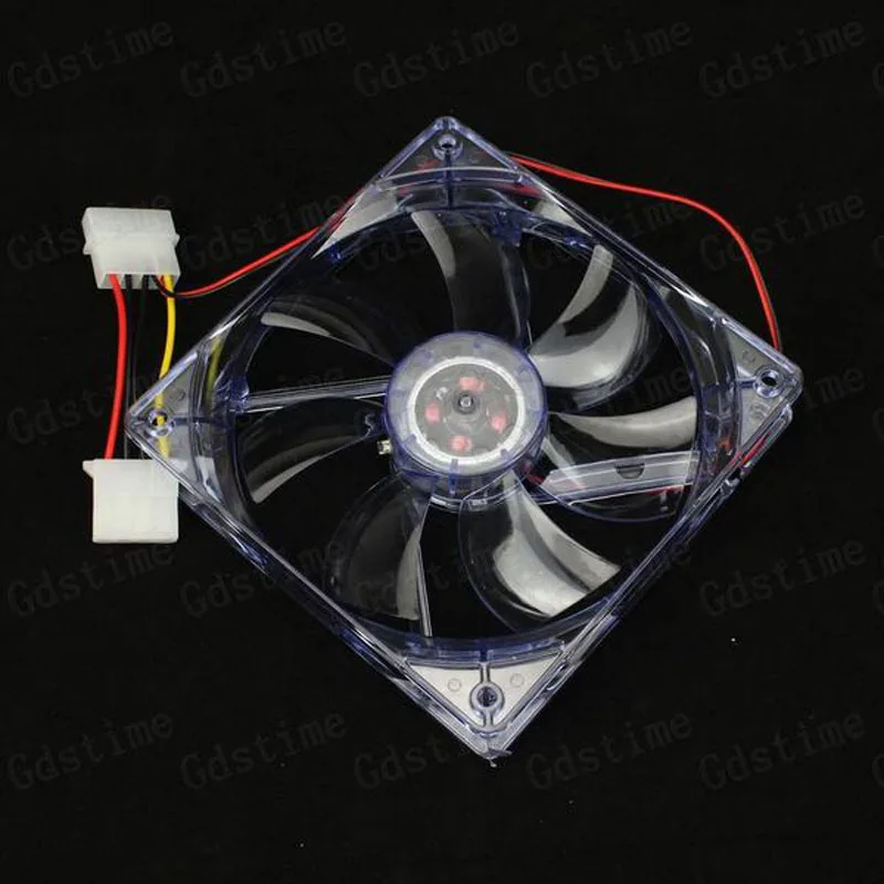 1000 шт Gdstime 120 мм x 25 12 см вольт LED свет компьютерный корпус вентилятор 120x120x25 12025